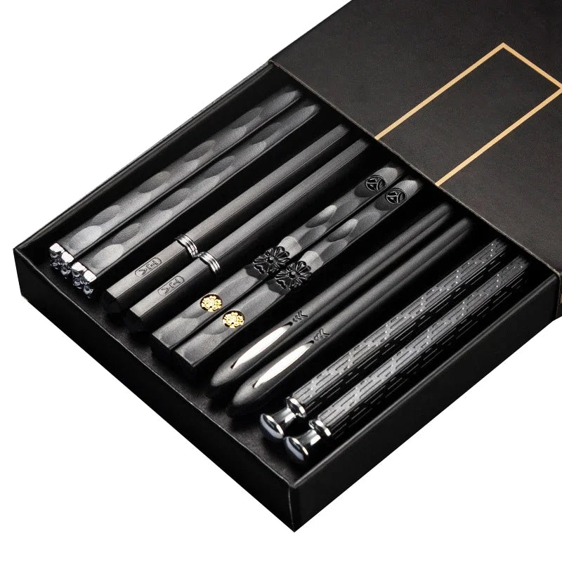 5Pairs High Quality Japanese Non-Slip Chopsticks