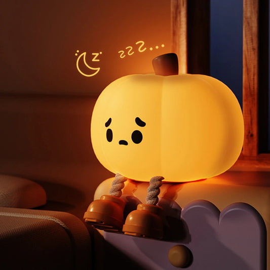 Cute Pumpkin Night Light